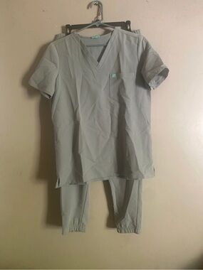 Women’s scrub light grey - Garde Malade